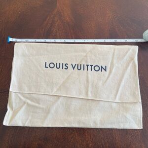 Louis Vuitton Envelope Dust Bag 12X7.5 100% Cotton